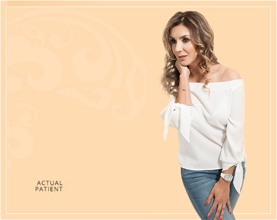 Patient consulting with Dr. Palladino before breast reduction surgery
